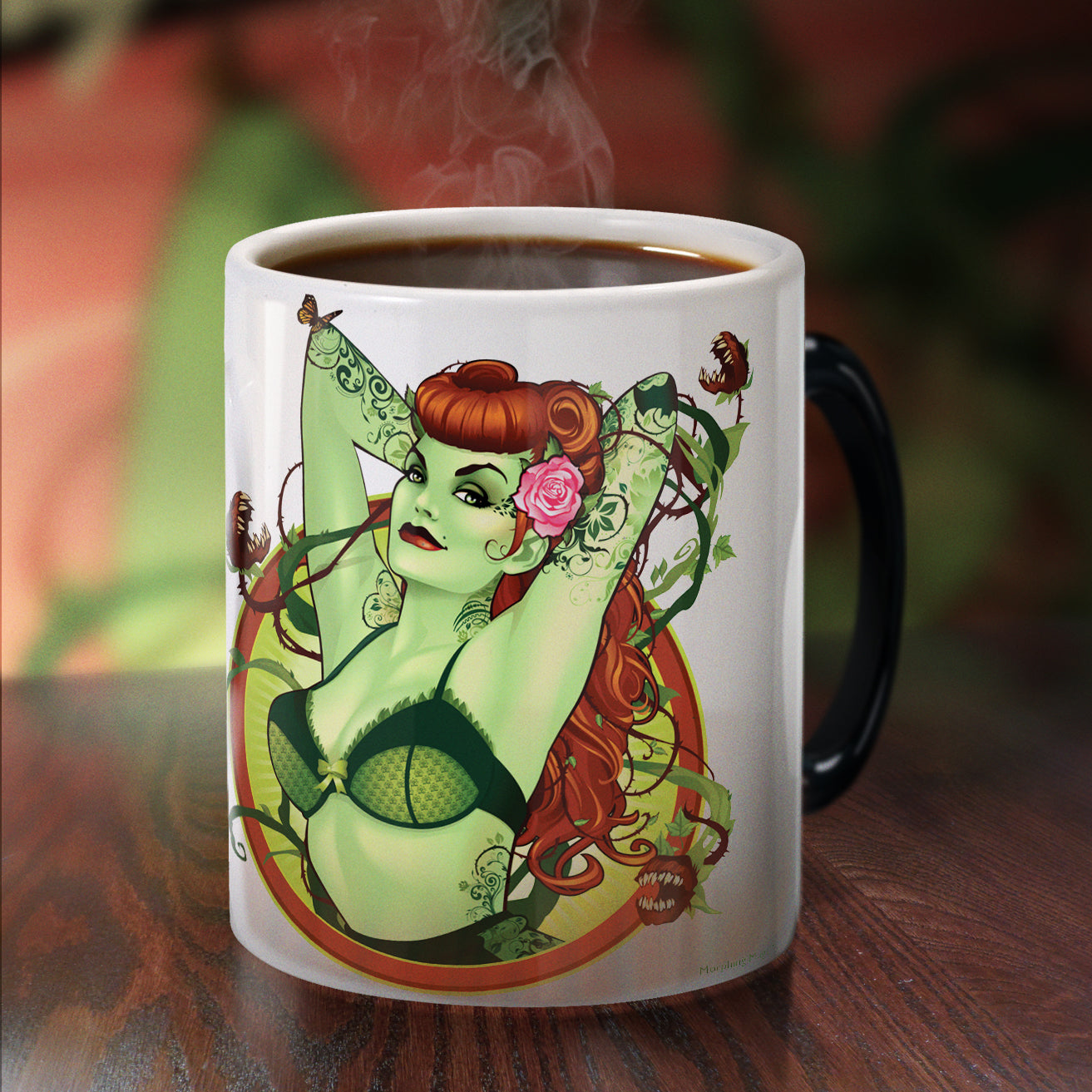 DC Comics (Justice League - Poison Ivy Bombshell) Morphing Mugs® Heat-Sensitive Mug MMUG077